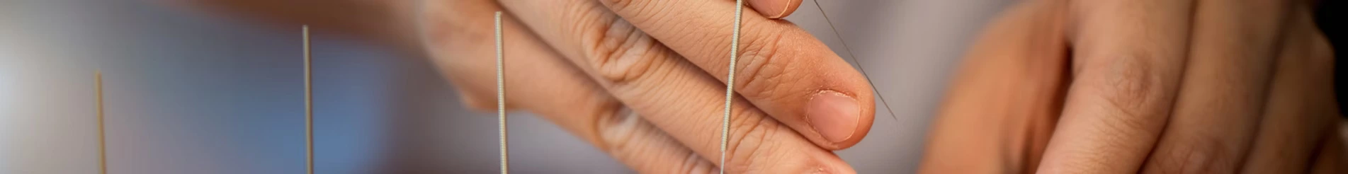 Sterile acupuncture needle - professional medical equipment used in Traditional Chinese Medicine treatments